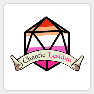 Dnd Chaotic Lesbian Dice Magnet